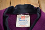 Vintage 1990s Hanes Premium Double Crewneck Sweatshirt Made In USA