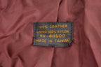 Vintage 1980s Full Length Hooded Leather Jacket