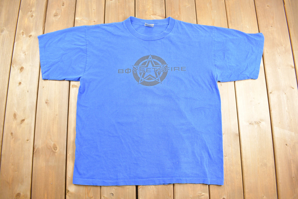 Vintage 1990s Boys Set Fire Band T-shirt