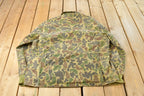 Vintage 1980s Duck Camo Hunting Jacket Men's Large /
