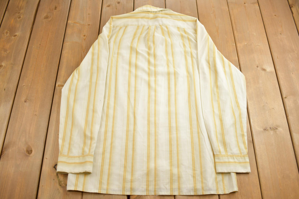 Vintage 1990s Striped Button Up Shirt