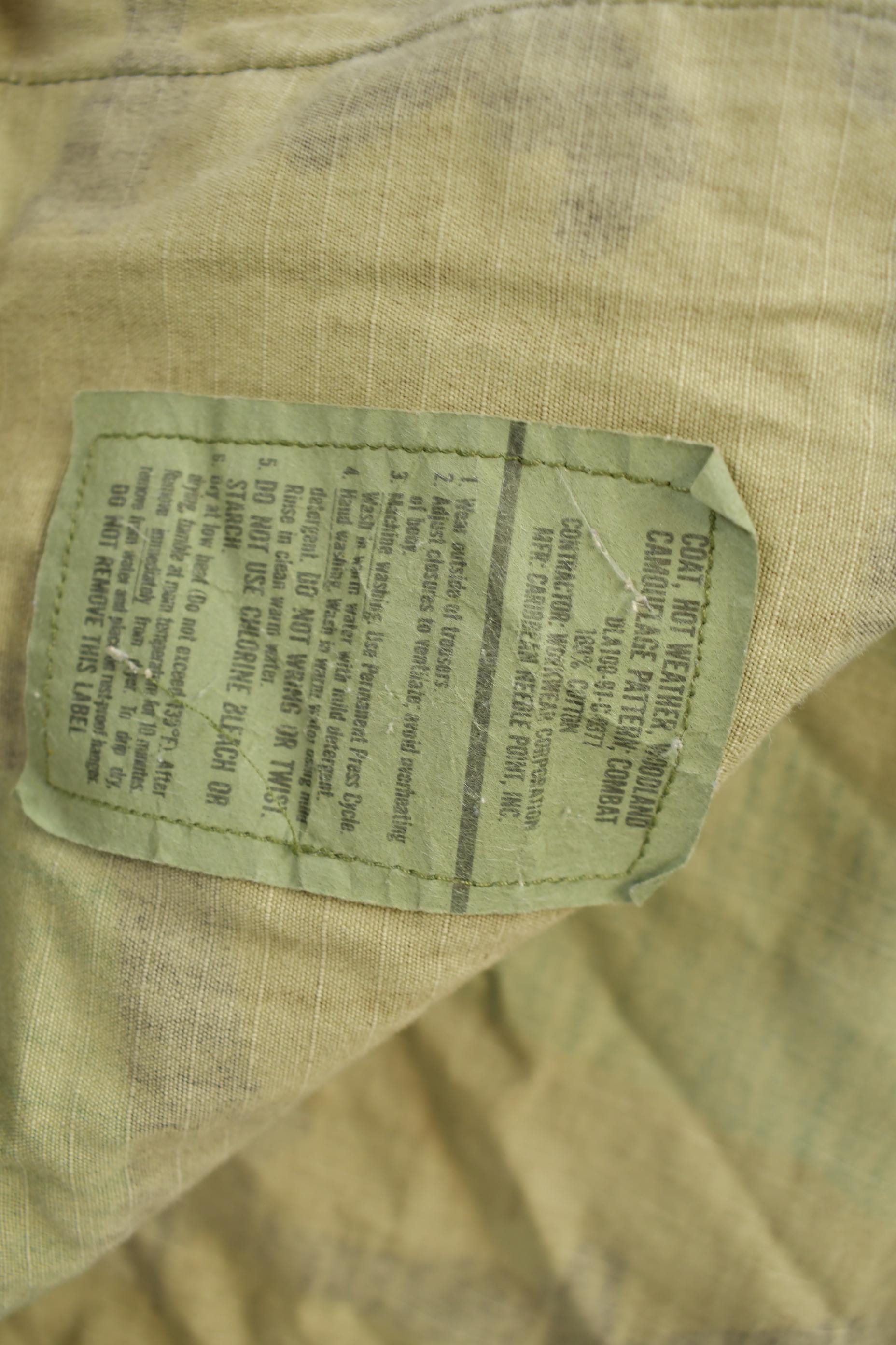 Vintage Military Button Up Shirt