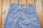 Vintage 1990s Levi's 555 Tab Red Jeans Size 32 x 31