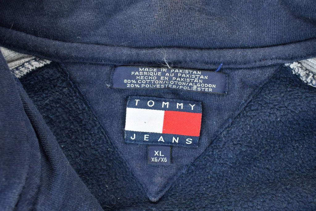 Vintage 1990s Tommy Hilfiger Quarter Button Crewneck Sweatshirt