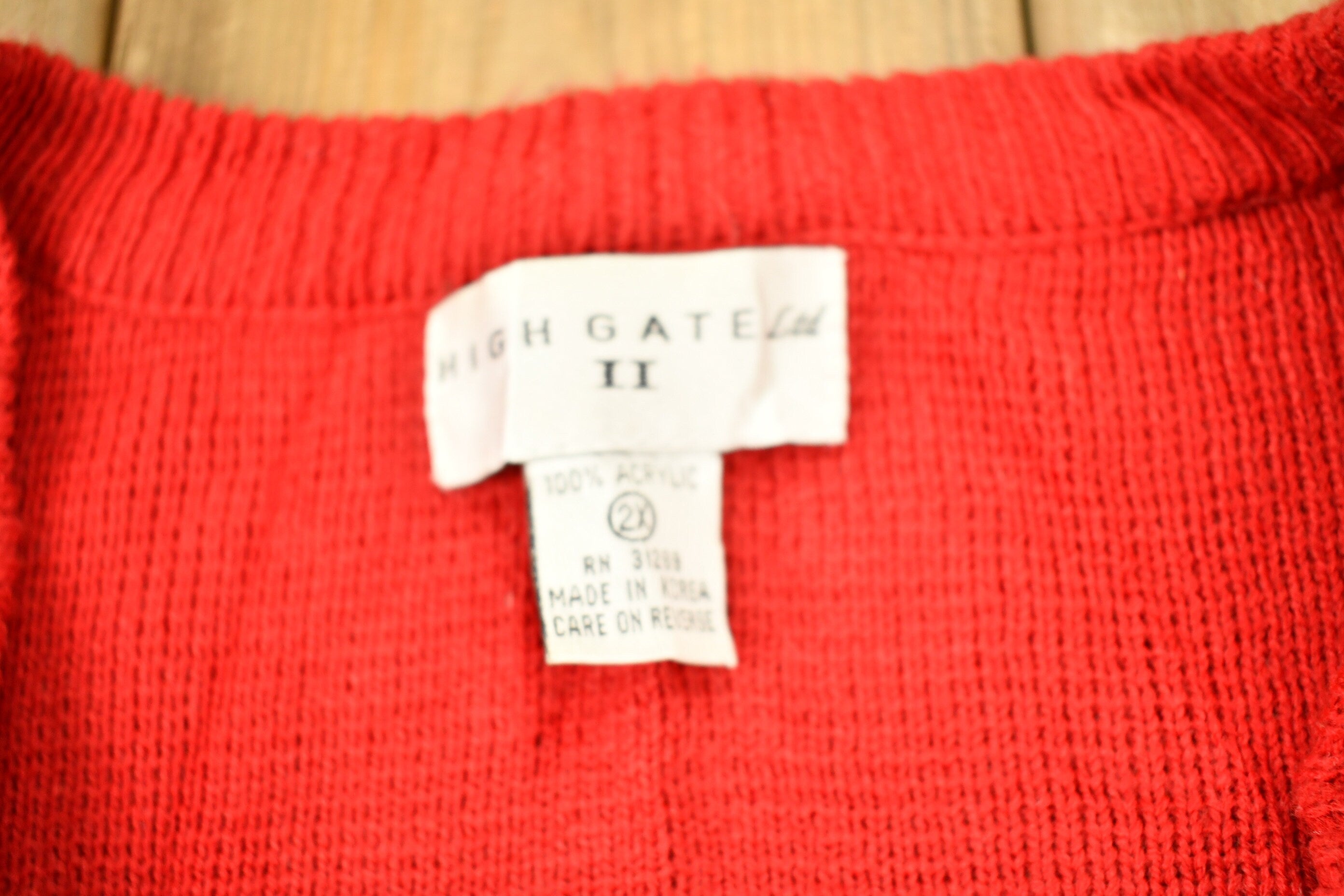 Vintage 1990s All Over Floral Pattern Knitted Cardigan Sweater