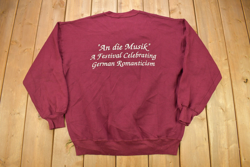 Vintage 1992 Princeton University Orchestra Collegiate Crewneck