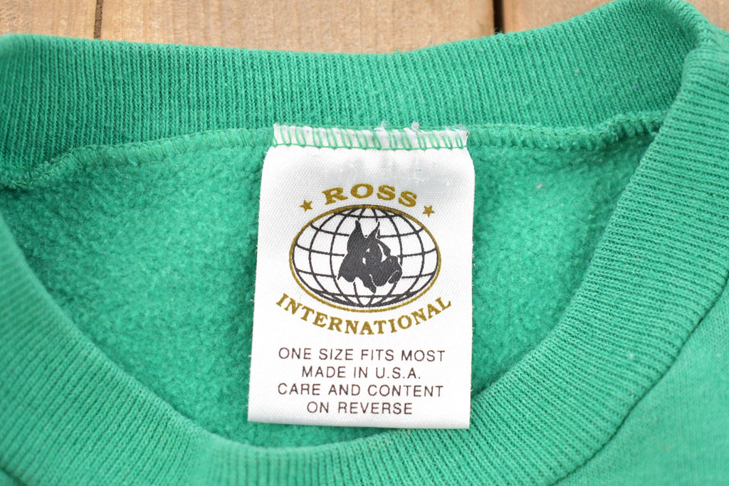 Vintage 1990s Official Christmas Kisser Graphic Crewneck Sweatshirt / 90s Crewneck / Souvenir / Athleisure /Holiday Sweatshirt / Made In USA