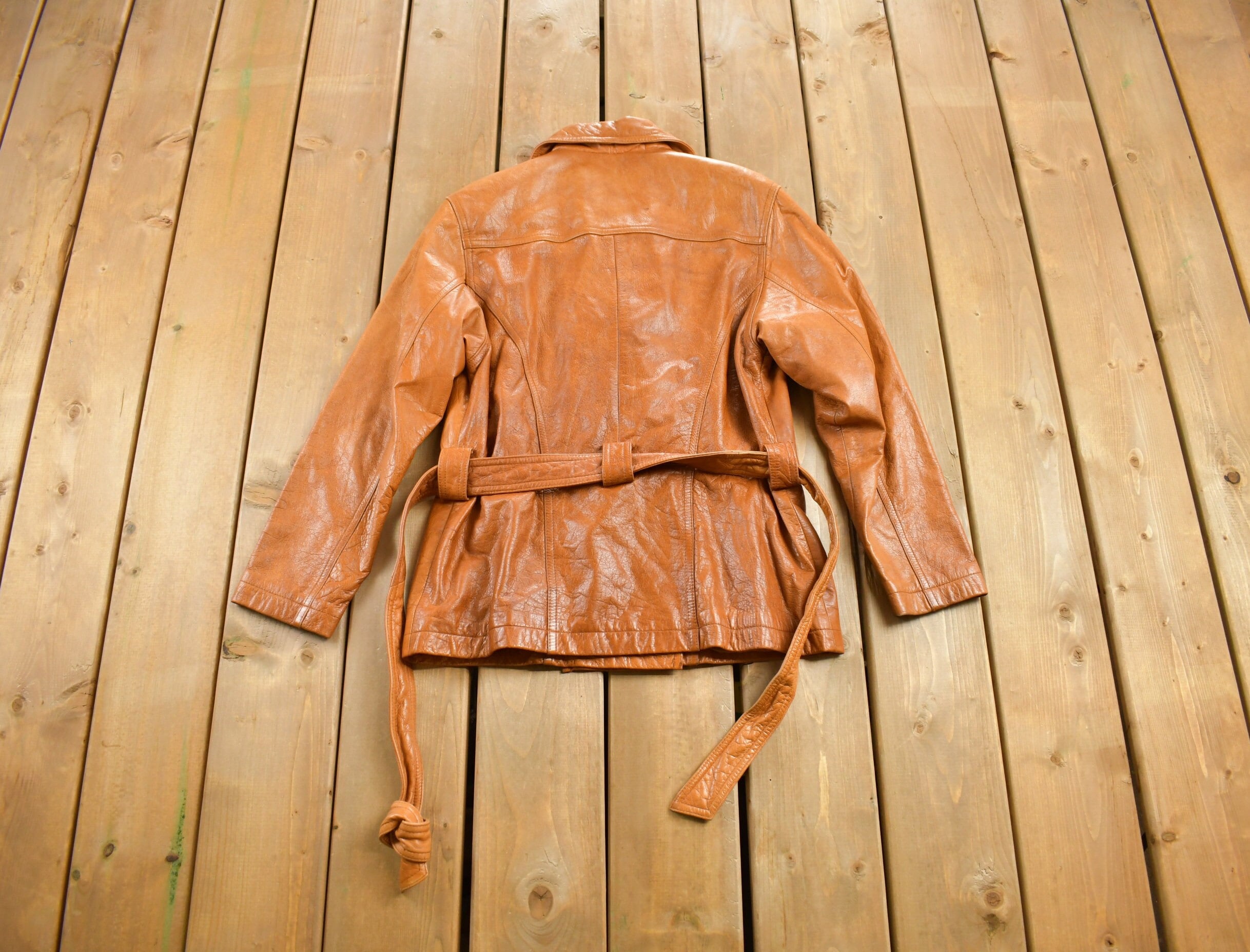 Vintage 1980s Adventure Bound Leather Jacket
