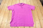 Vintage 1990s Polo By Ralph Lauren Small Pony Pink Polo Shirt