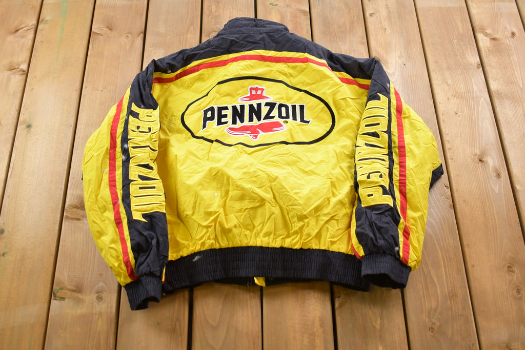 Vintage 1980s Pennzoil Chase Authentics Racing Jacket