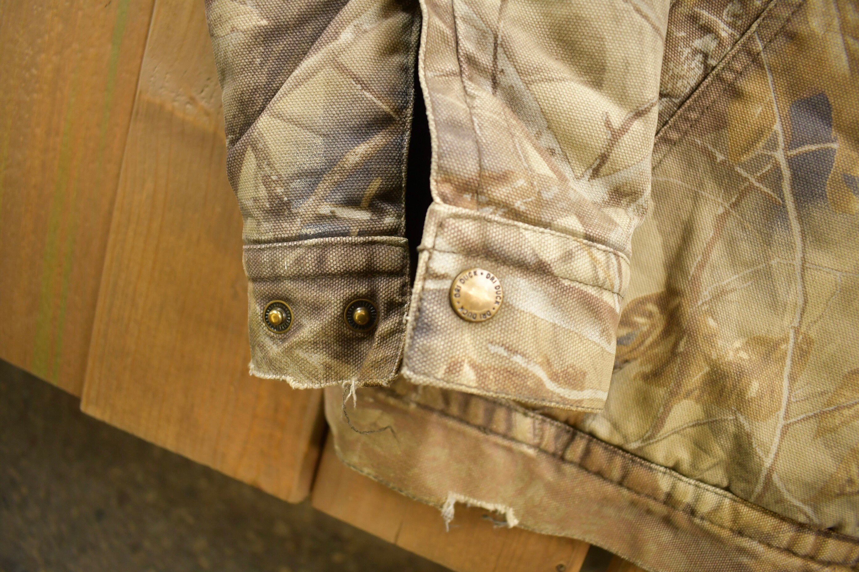 Vintage 1980s Dri-Duck Duck Camo Hunting Jacket
