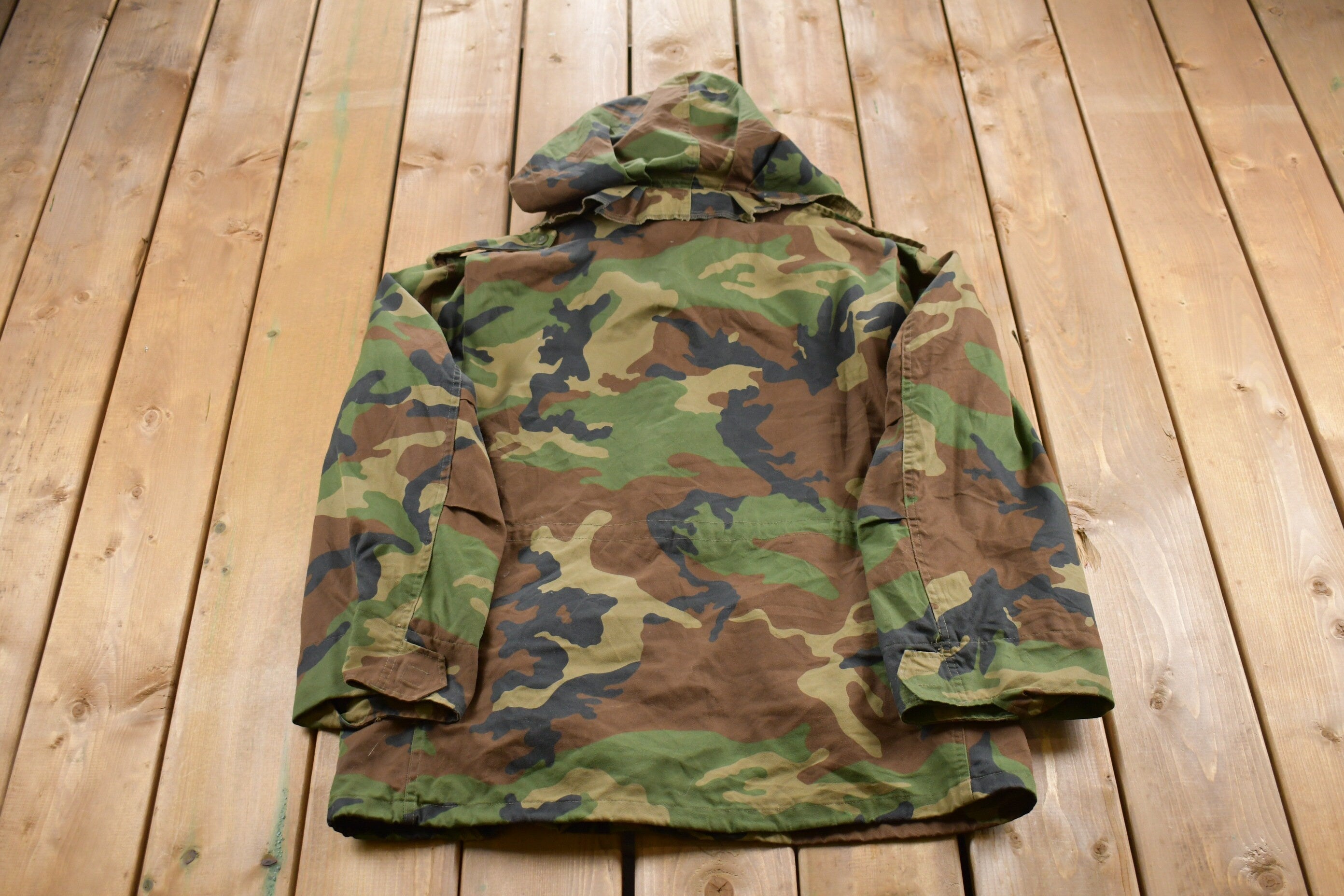 Vintage 1990s Military Camo Jacket