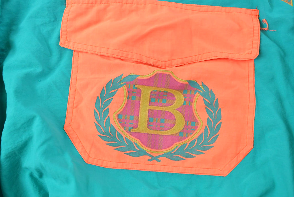 Vintage 1990s Branson Missouri Surf Style Body Gear Iridescent Windbreaker Jacket Men's XL /