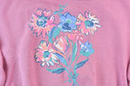 Vintage 1980s D'allaird's Cute Floral Collared Crewneck Sweater