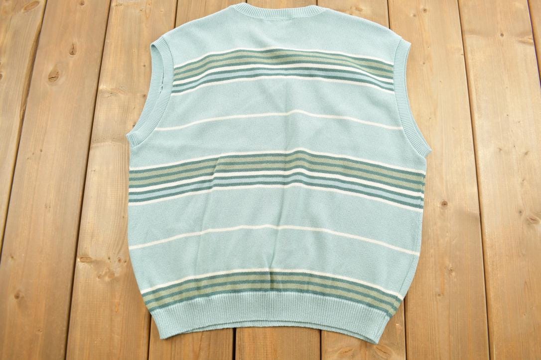 Vintage 1990s N Touch V-Neck Sweater Vest