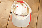 Vintage 1990s Logo Athletic Detroit Red Wings Diamond Cut NHL Snapback Hat / 90's Embroidered Shark Tooth Hockey Cap