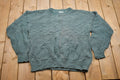 Vintage 1990s Barrel 2 3D Cable Knit Crewneck Sweater