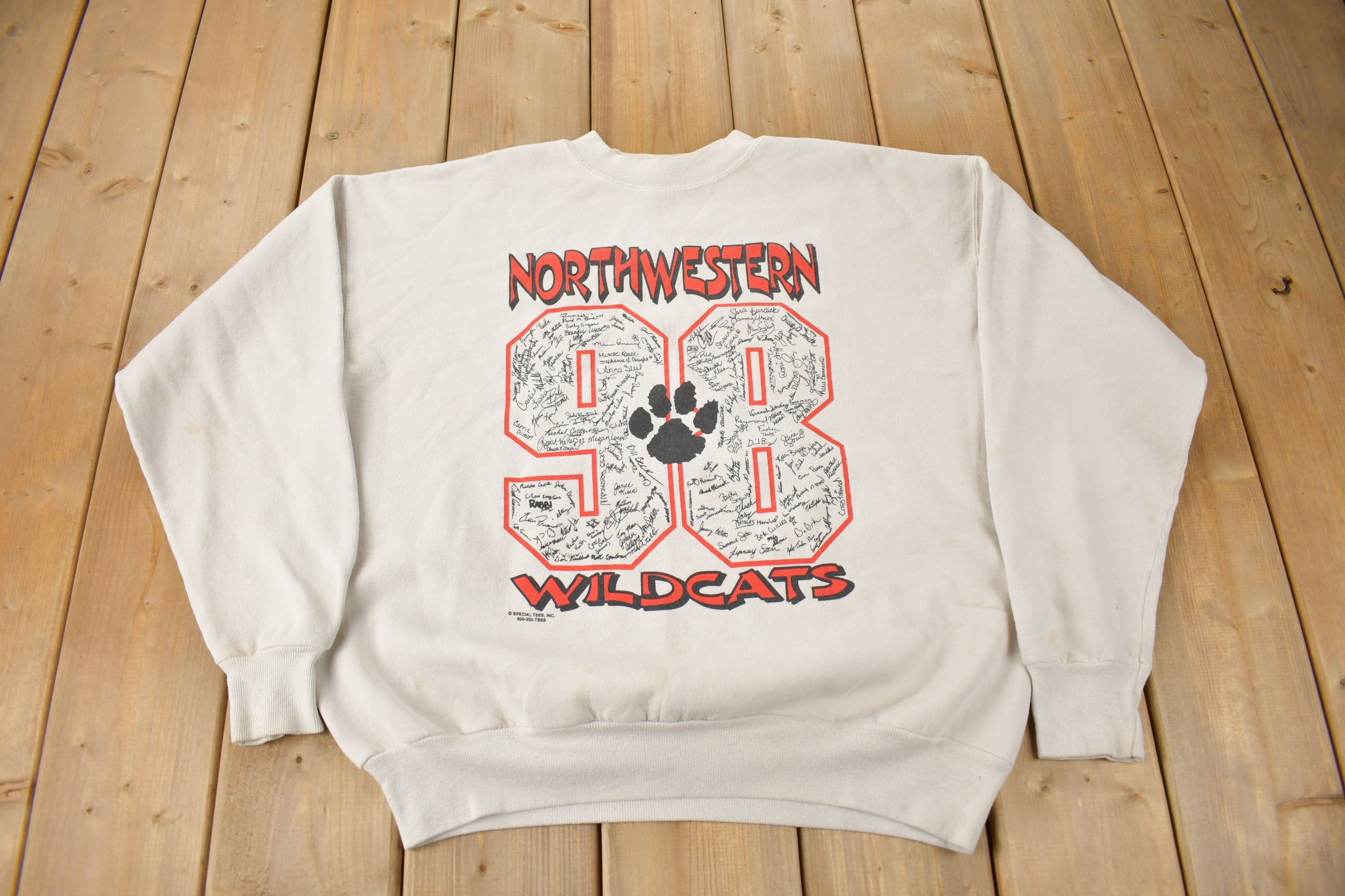 Vintage 1998 Northwestern University Class Of 98 Collegiate Crewneck