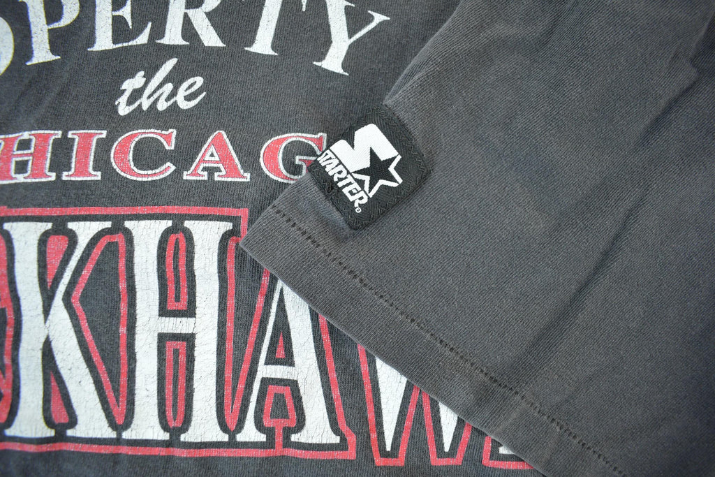 Vintage 1990s Chicago Blackhawks NHL Graphic T-Shirt