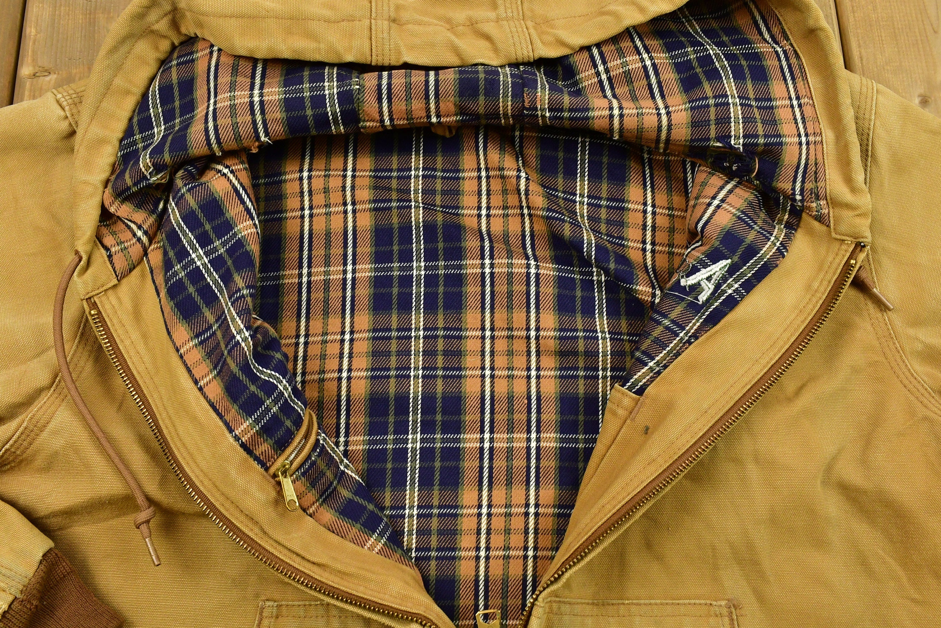 Vintage 1990's Carhartt Hooded Work Jacket