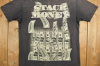 Vintage 1990 Stack Money Bill's Print Graphic T Shirt