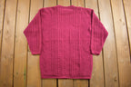 Vintage 1990s Northern Traditions Wool Cable Knit Sweater