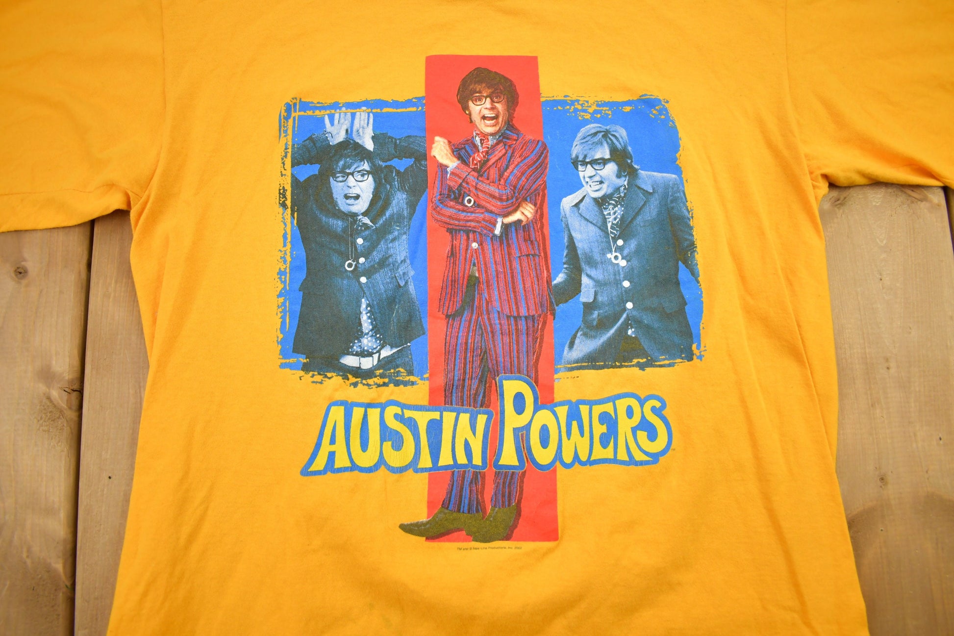 Vintage 2002 Austin Powers Gold Member Movie Promo T-shirt