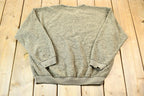 Vintage 1990s Beige Jantzen Signature Knit Abstract Pattern V-Neck Sweater