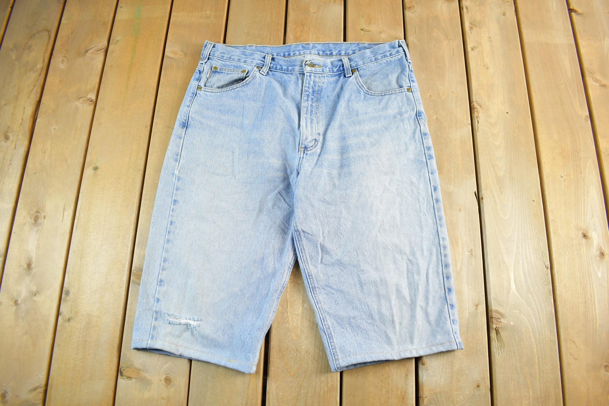 Vintage 2000s Carhartt Distressed Denim Shorts Men's 36