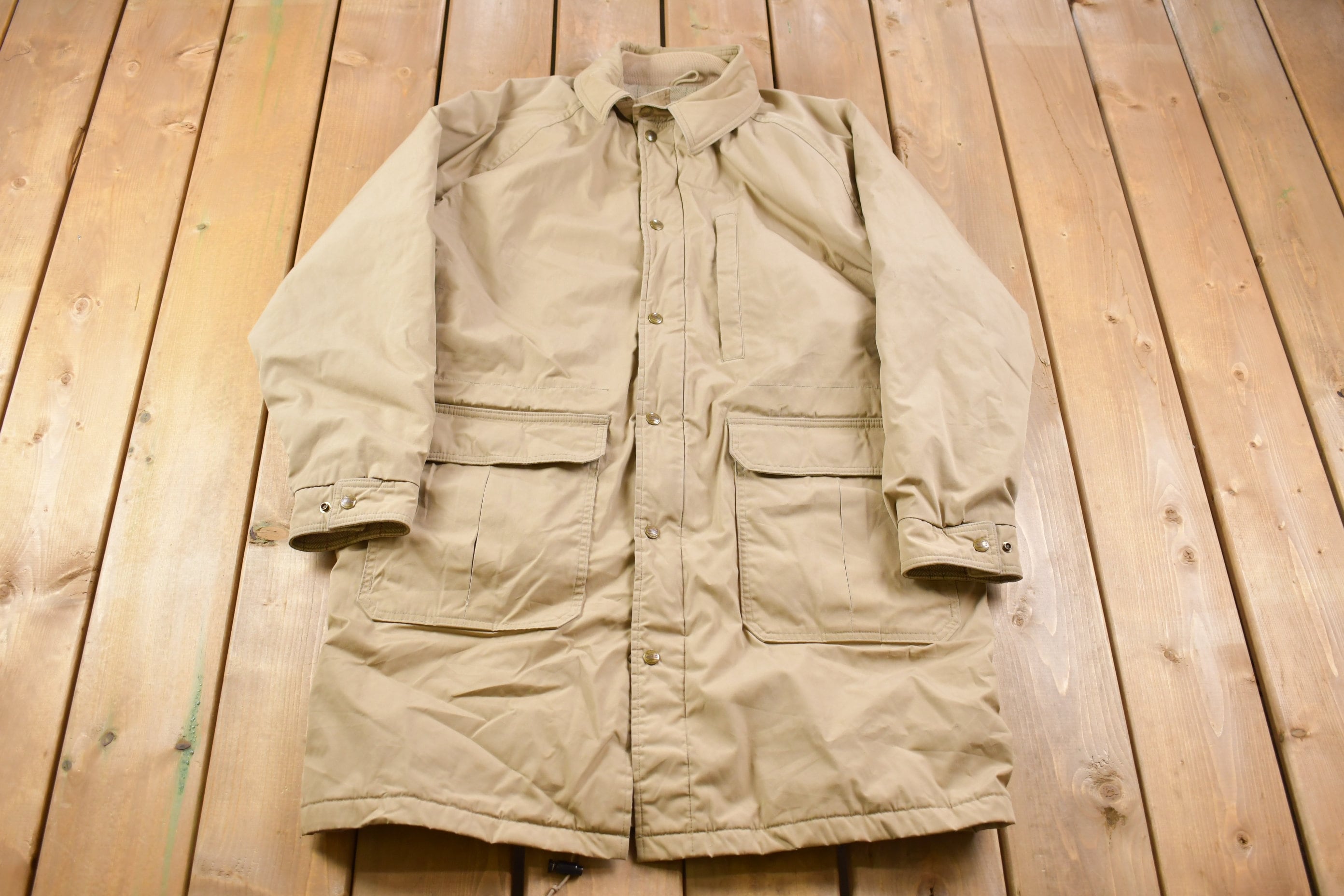 Vintage 1980s LL Bean Blanket Lined Chore Jacket