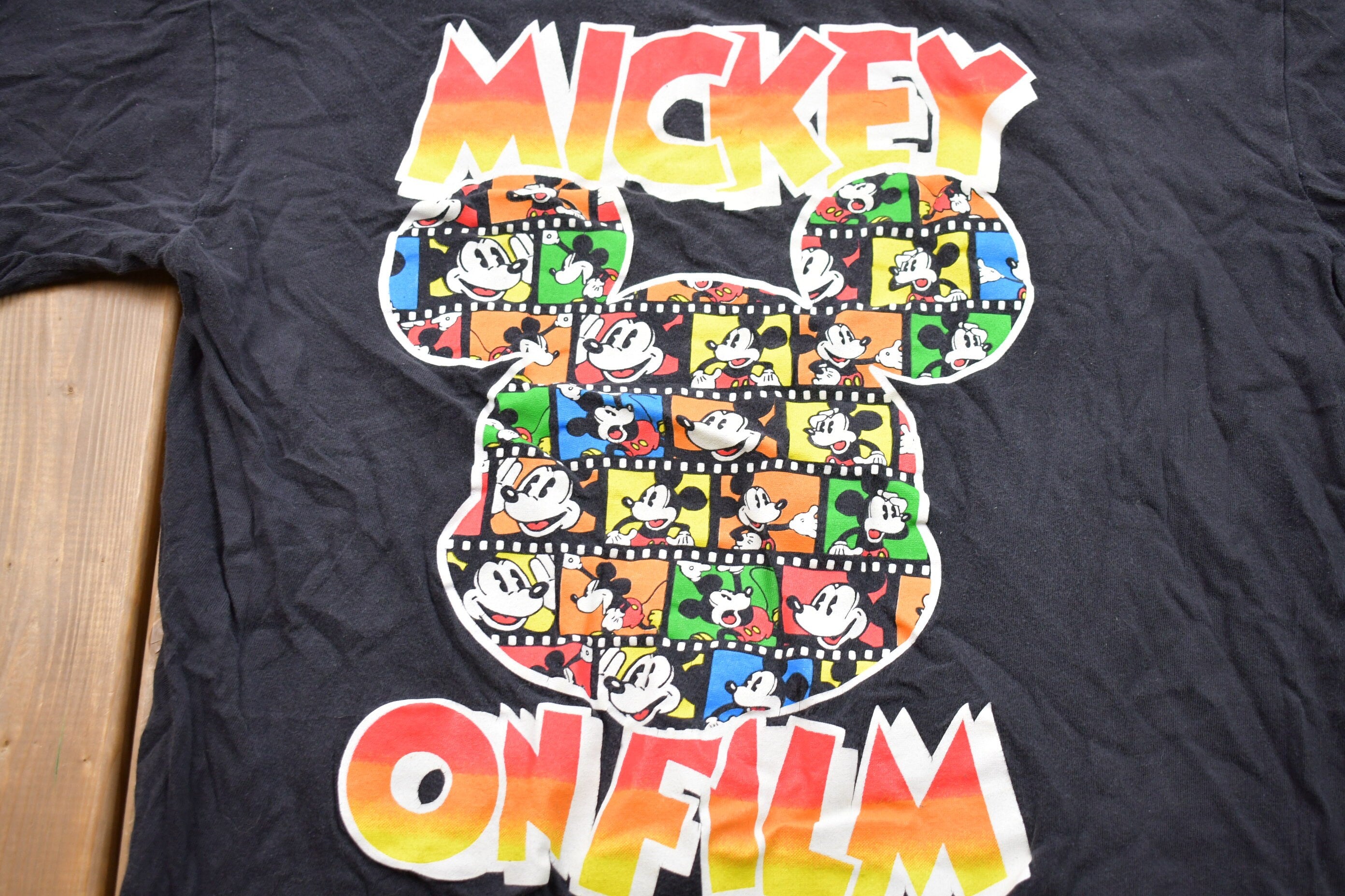 Vintage 1990s Mickey Mouse On Film Graphic T-Shirt / Graphic / 80s / 90s / Streetwear / Retro Style / Single Stitch / Made In USA