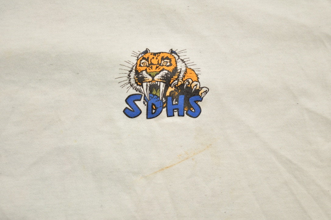 Vintage 1990s SDHS School Graphic T-Shirt
