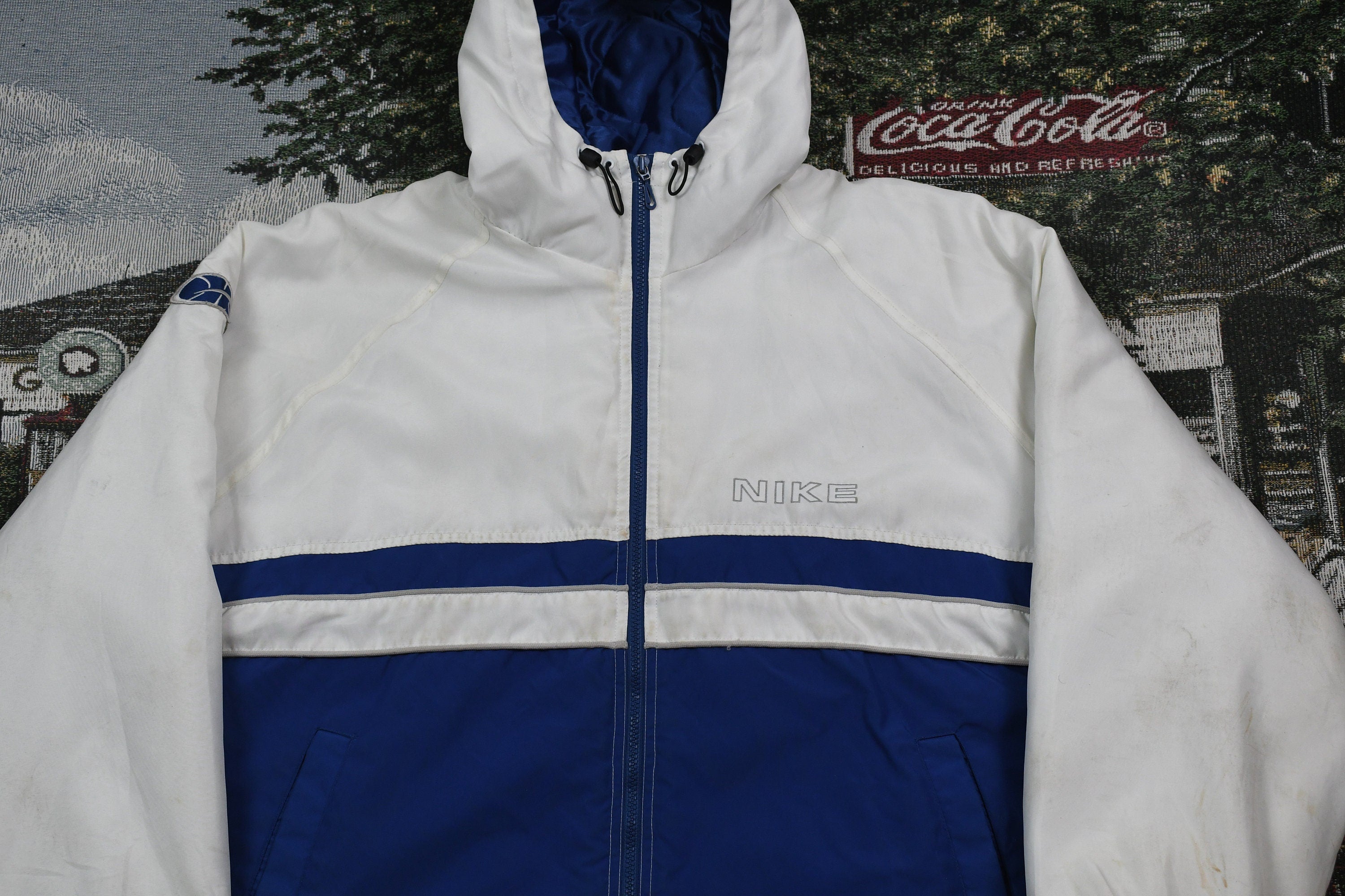 Vintage 1990s Nike Swoosh Puffer Jacket