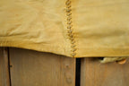 Vintage 1970s Tan Rawhide Leather Vest
