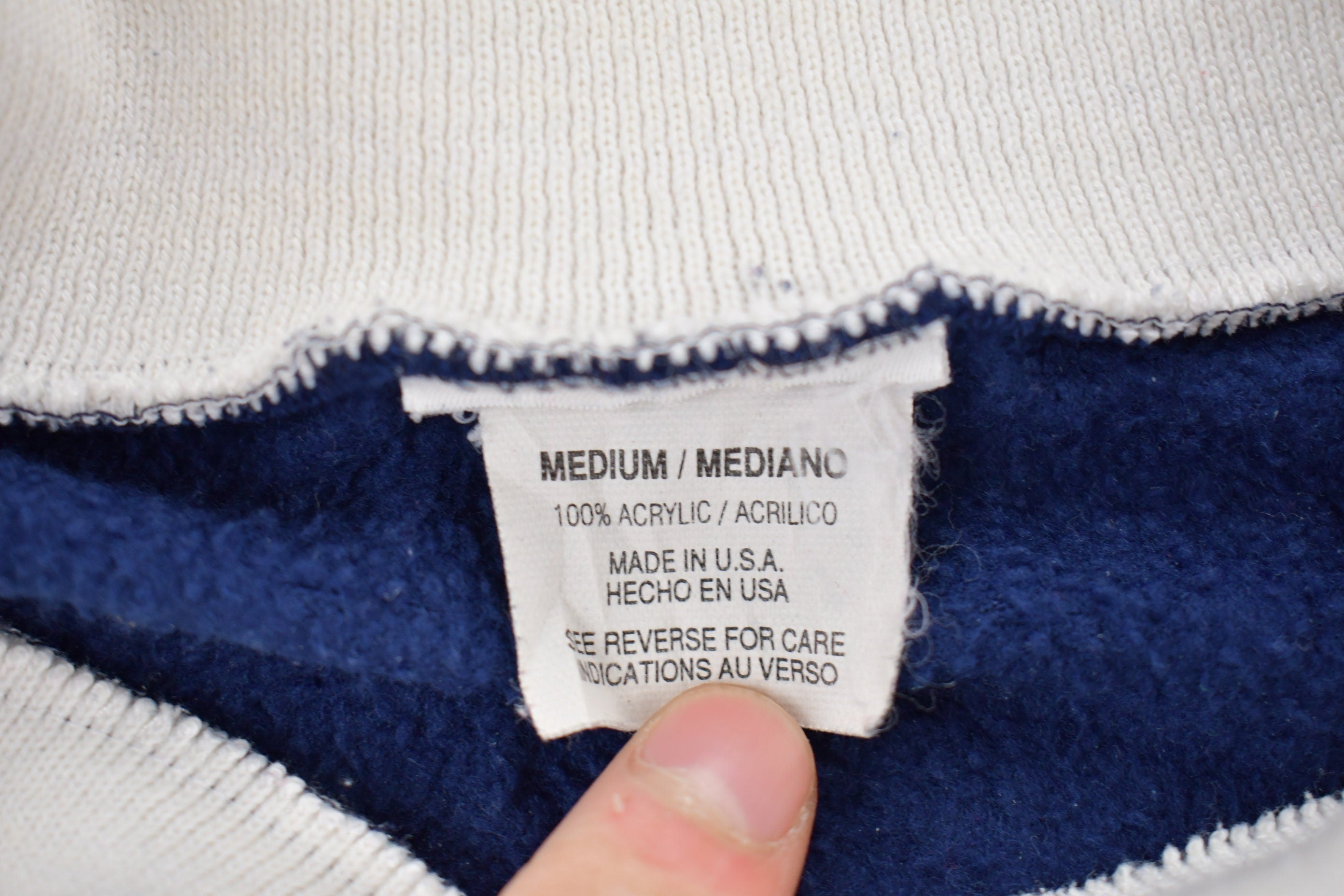Vintage Sunny Meadow Farm Graphic Collared Sweatshirt