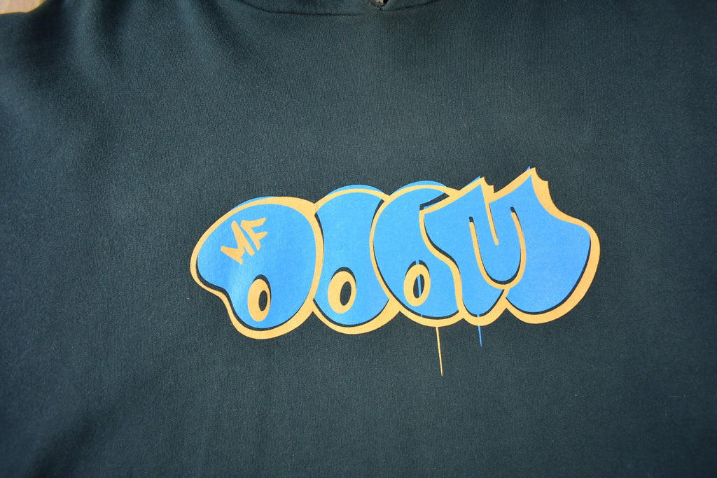 Vintage 2004 MF Doom Mm..Food Rhymesayers Throw Hoodie Size 3XL