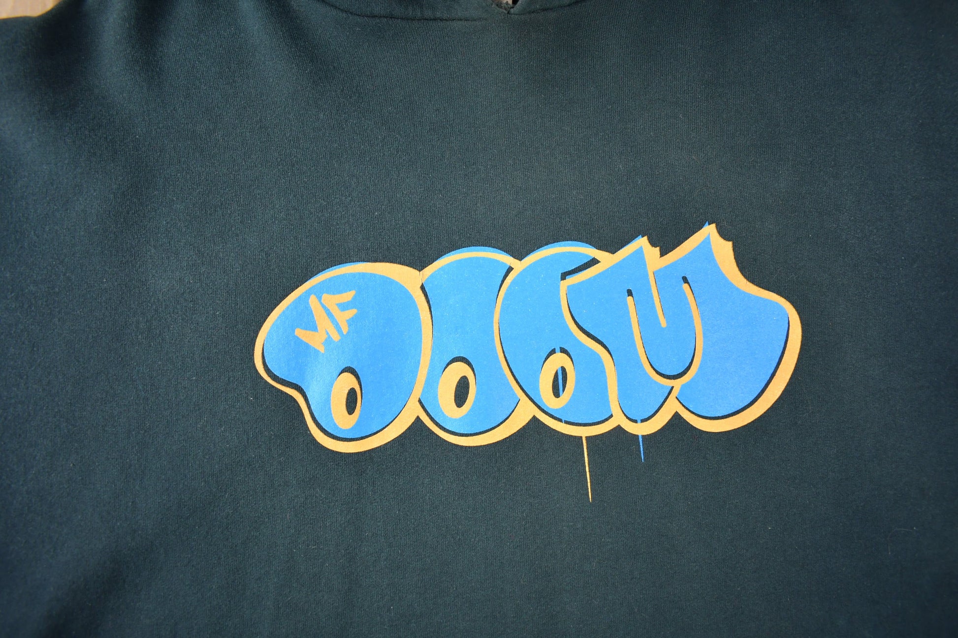 Vintage 2004 MF Doom Mm..Food Rhymesayers Throw Hoodie Size 3XL