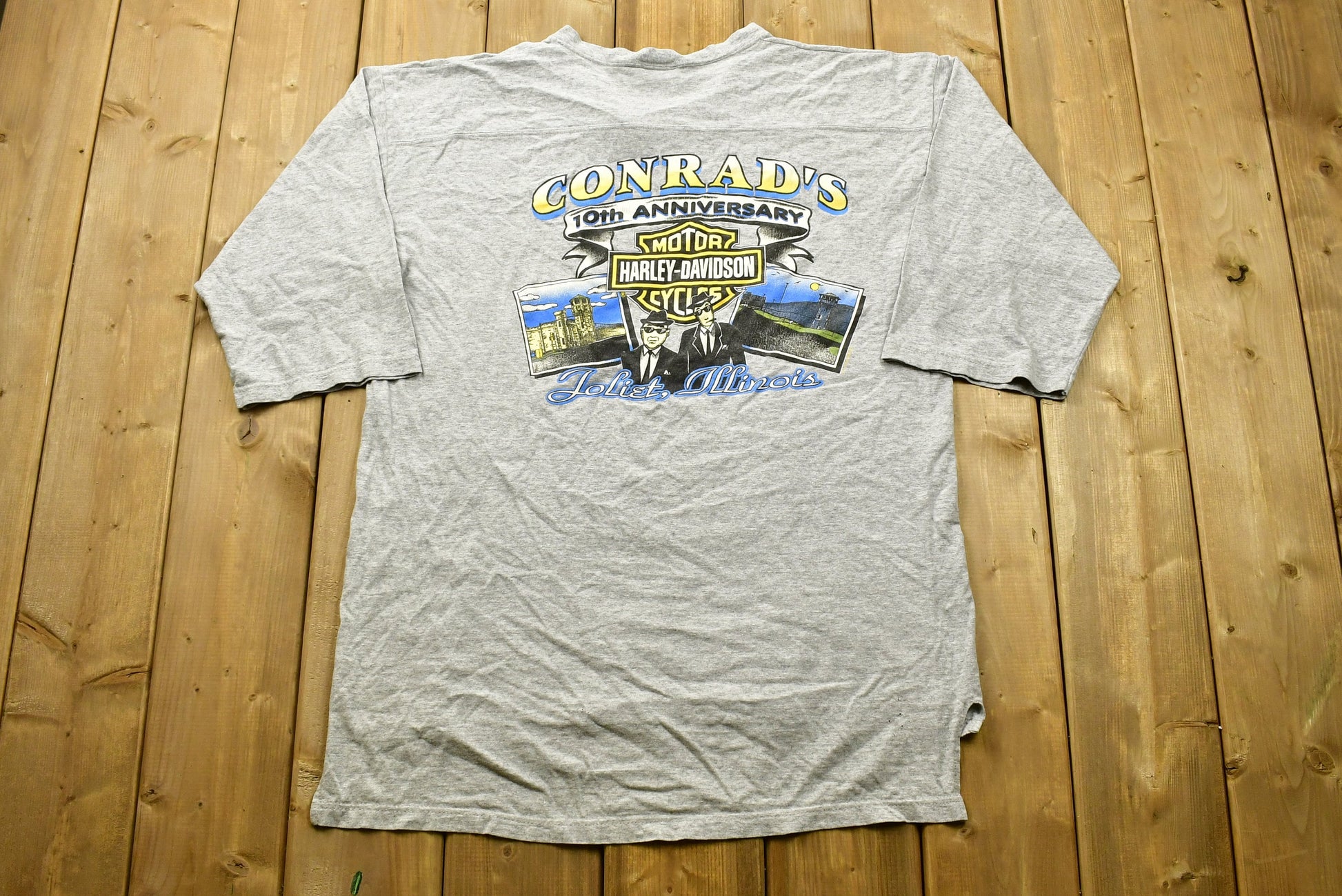 Vintage 1994 Harley Davidson Motorcycles Conrad's T-Shirt