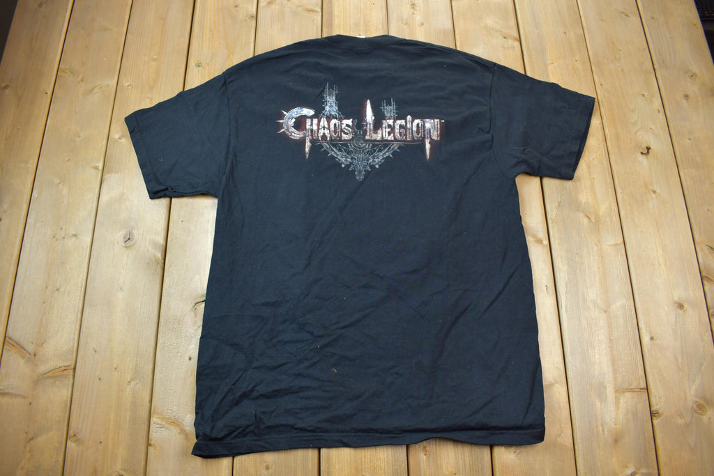 Vintage Y2K Capcom Chaos Legend Video Game Promo Graphic T-Shirt