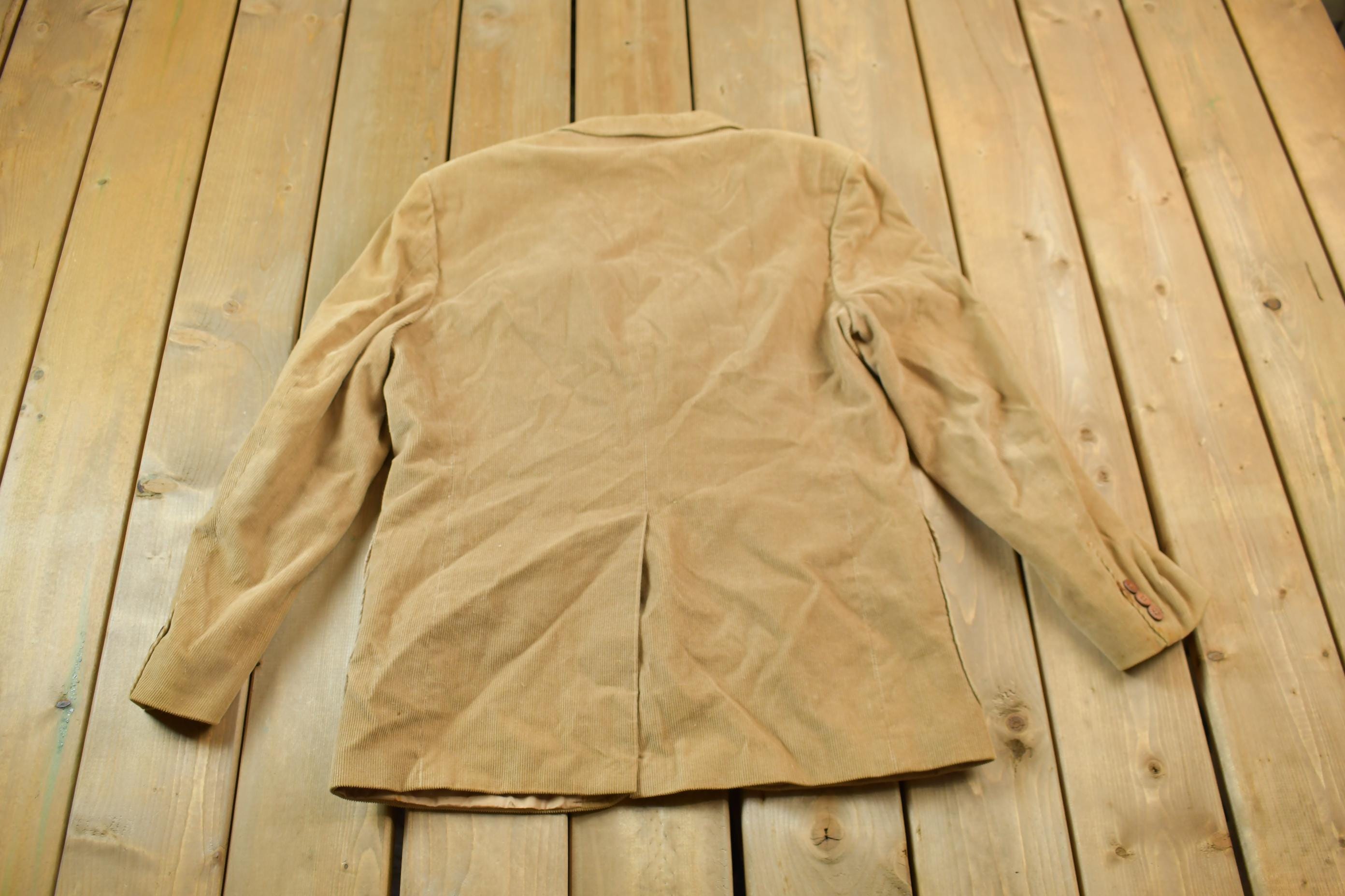 Vintage 1970s Egon Von Fwistenberg Corduroy Blazer Jacket