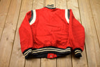 Vintage 1950s Wilson TM Band Leather Varsity Jacket