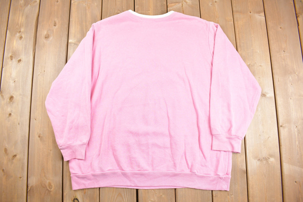 Vintage 1990s Cute Embroidered Crewneck Sweater