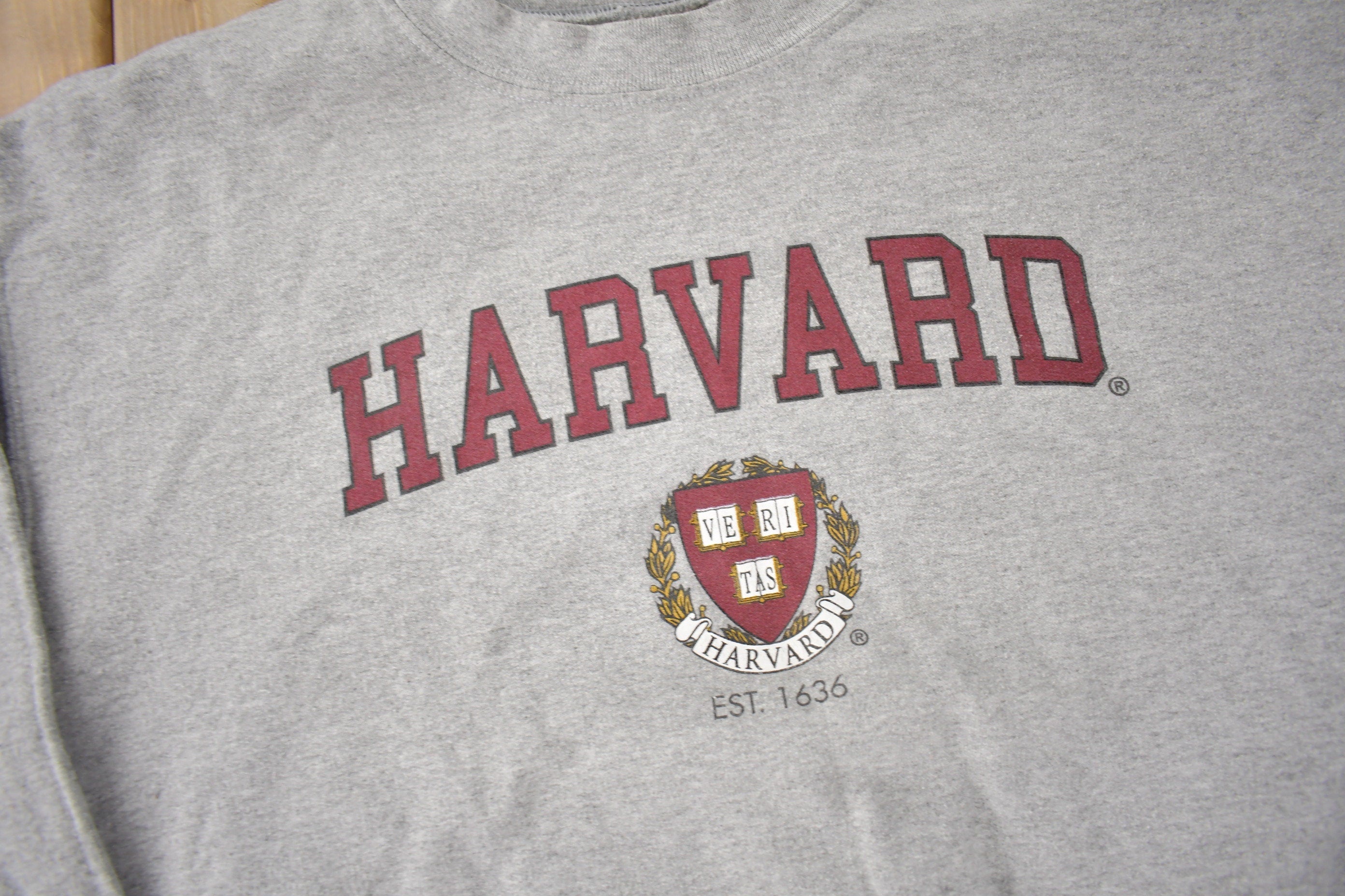 Vintage Y2K Harvard University Collegiate Crewneck Size M