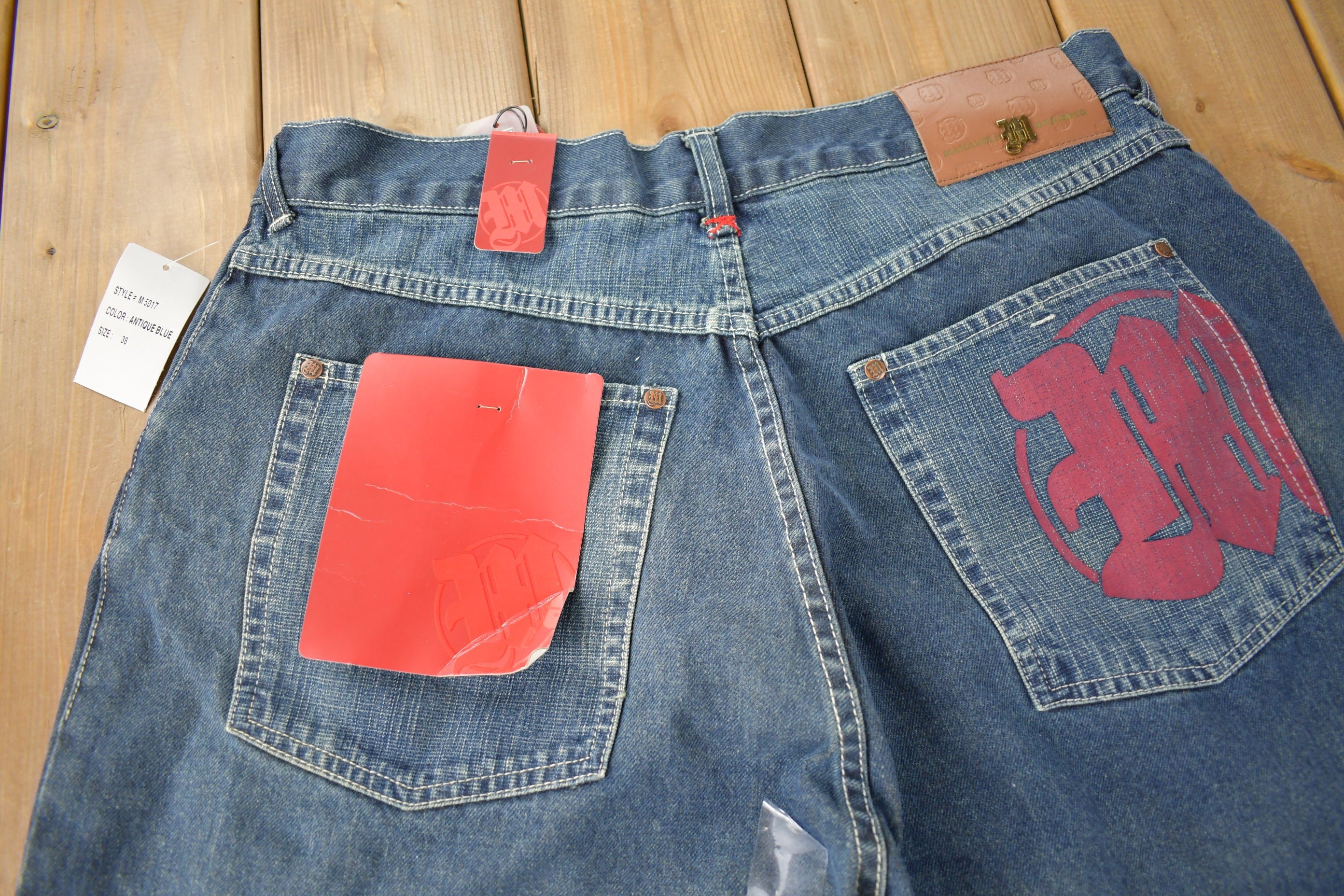 Vintage Y2K Deadstock Makaveli Hip Hop Jeans Size 38 x 34 NWT
