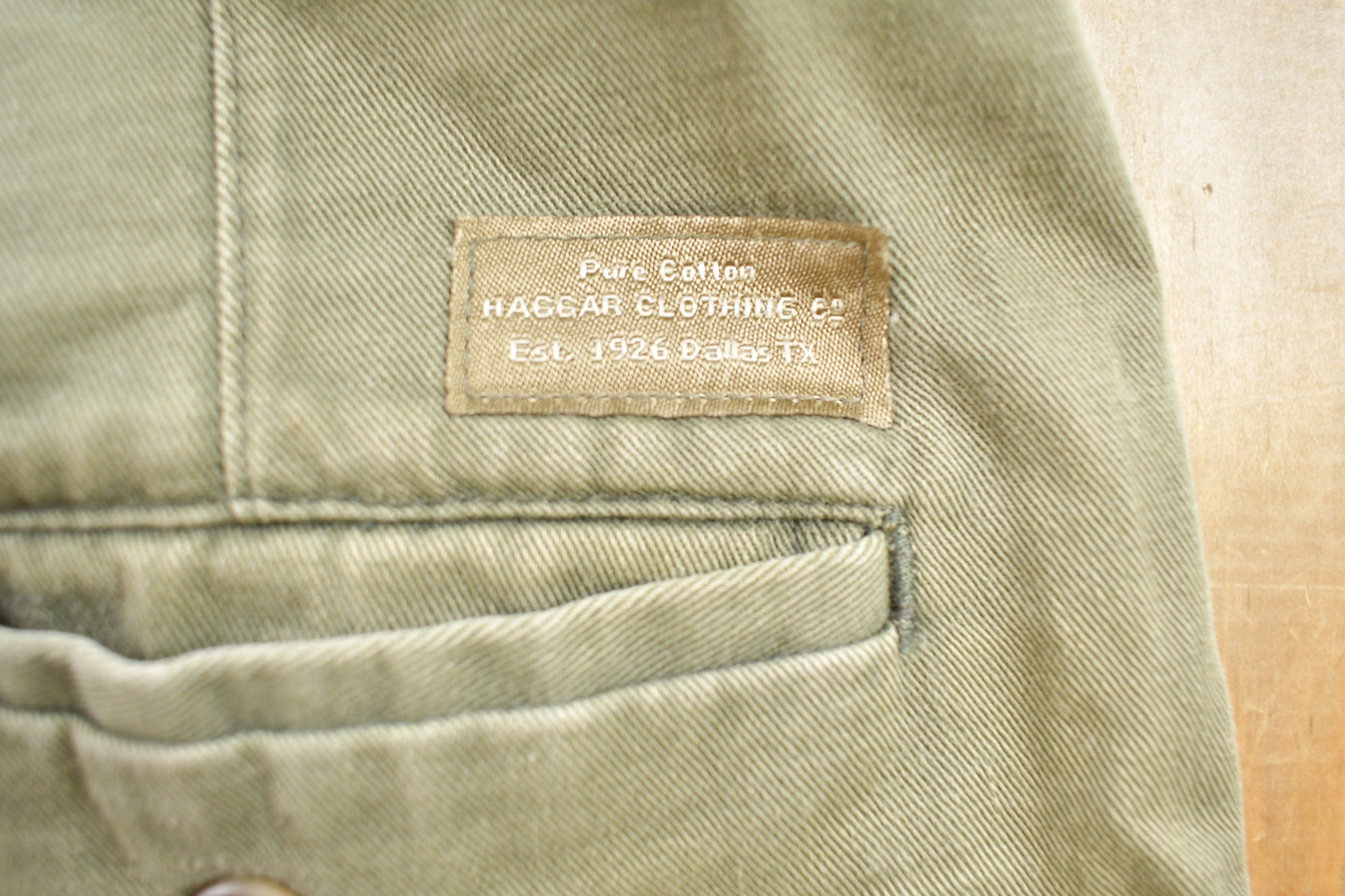 Vintage 1990s Haggar Clothing Green Pants
