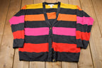 Vintage 1980s Jones New York Striped Knitted Sweater