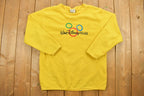 Vintage 1990s Walt Disney World Embroidered Fleece Crewneck
