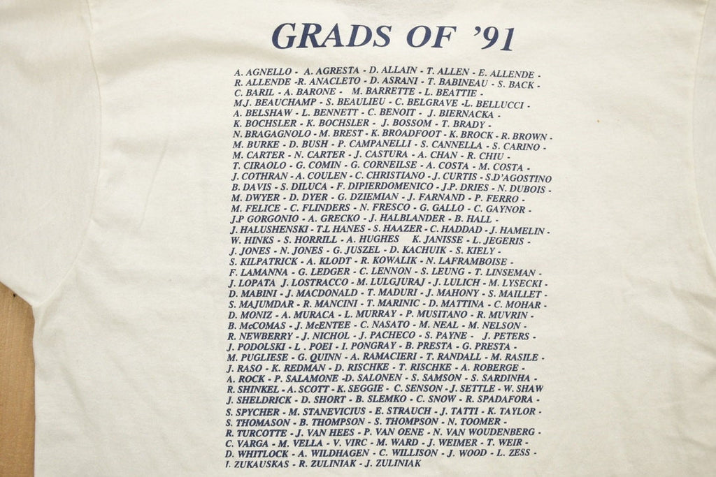 Vintage 1991 Saint Mary's High School Graduating Class T Shirt