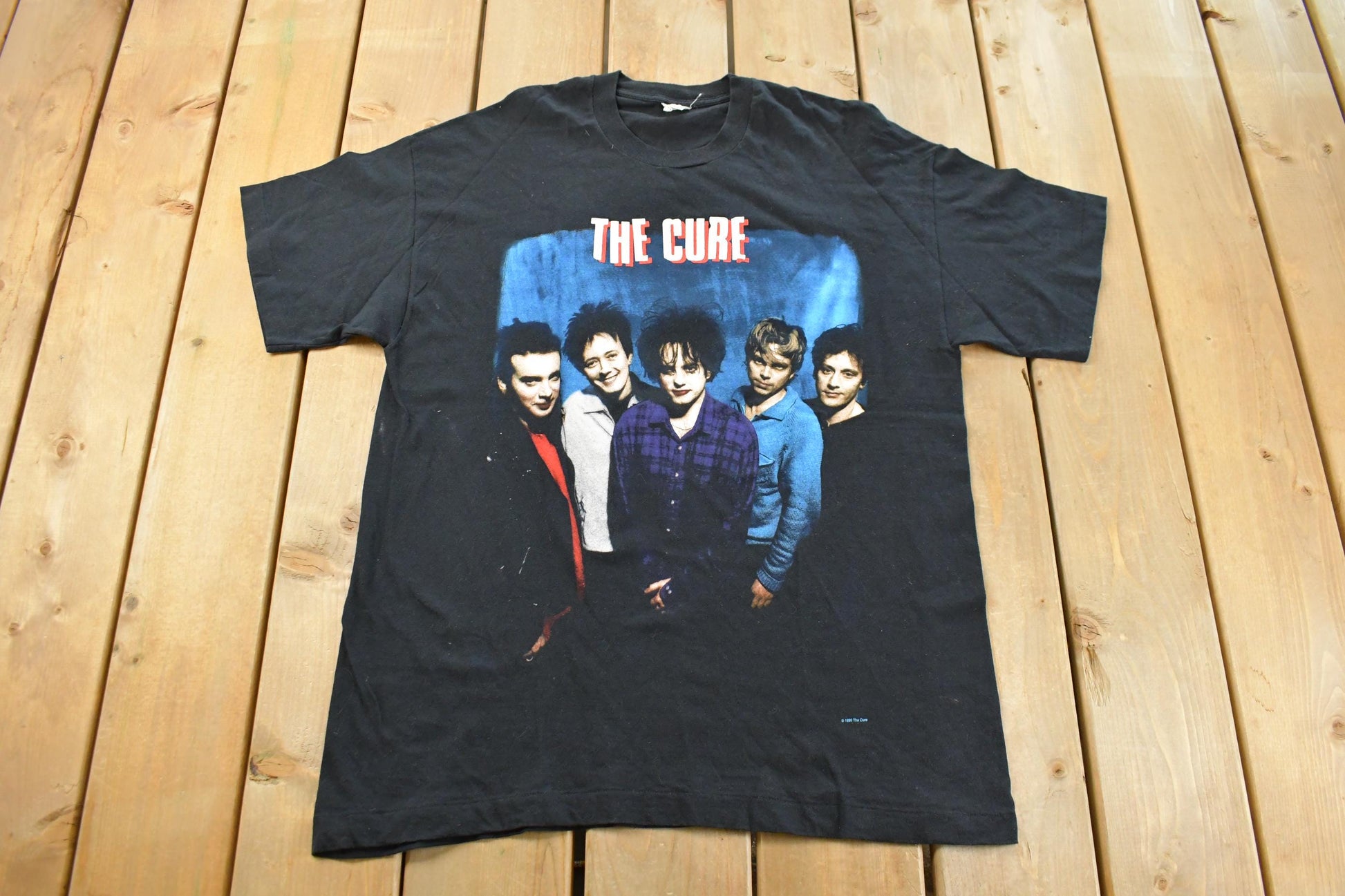 Vintage 1996 The Cure Treasure Wild Mood Swings Tour Dates Band T-Shirt Men's XL