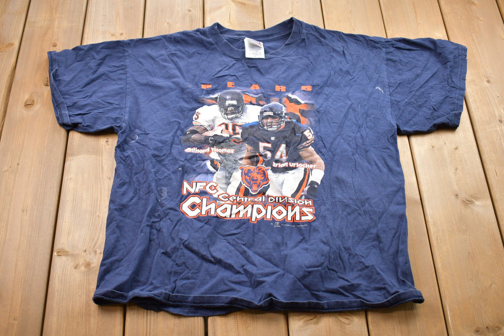 Vintage 2002 Cleveland Bears NFL NFC Champions Graphic T-Shirt